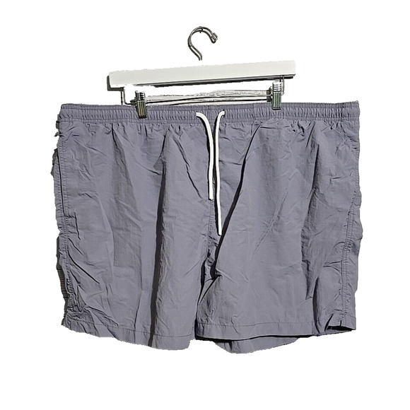 No Boundaries Purple Bermuda Drawstring Relaxed Windbreaker Shorts Mens Size 3XL - Picture 1 of 5
